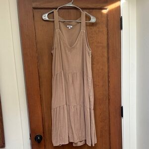 Splendid Tan Sleeveless Dress